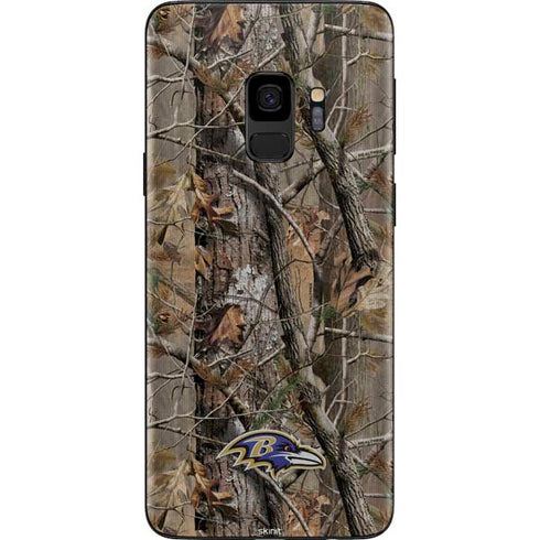 NFL Baltimore Ravens Realtree AP Camo Galaxy S9 Skin